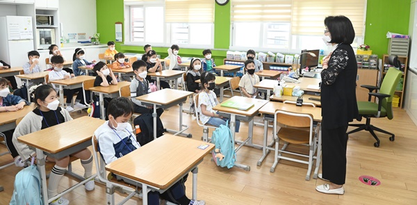 제주지역 등교수업. 한라일보DB