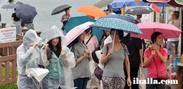 비 내리는 제주. 한라일보DB