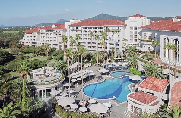 제주신라호텔 전경.