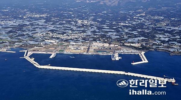 제주민군복합항 전경.