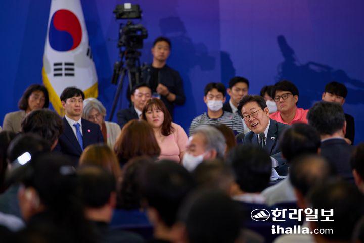 이재명 대통령 충청지역 타운홀 미팅. 연합뉴스