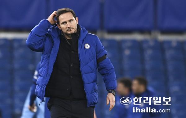 경질된 첼시 램퍼드 감독. 연합뉴스