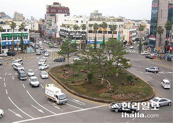 서귀포 1호광장 전경.