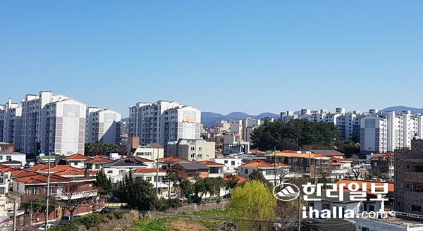 제주시내 전경. 한라일보DB