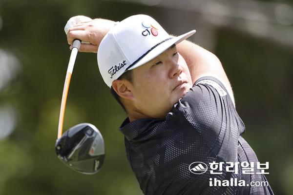 PGA 3M오픈 첫 공동선두에 오른 임성재.