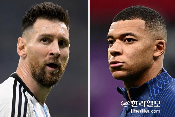 메시 vs 음바페.