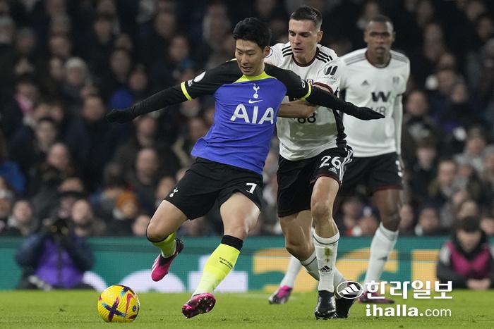 분투하는 손흥민. 연합뉴스