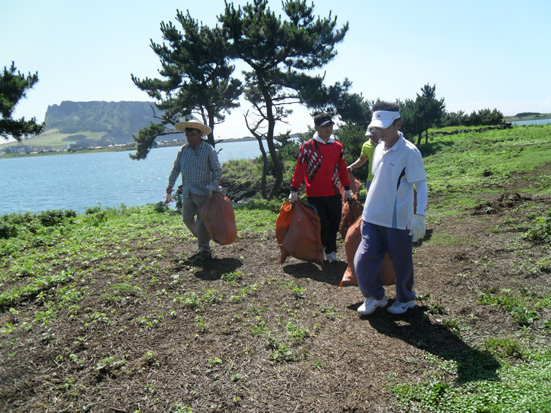 올레2코스 환경정화